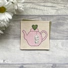 Teapot coaster, gifts for tea lovers