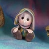 Tiny Seated Gnome 'Sirie' OOAK Sculpt Ann Galvin