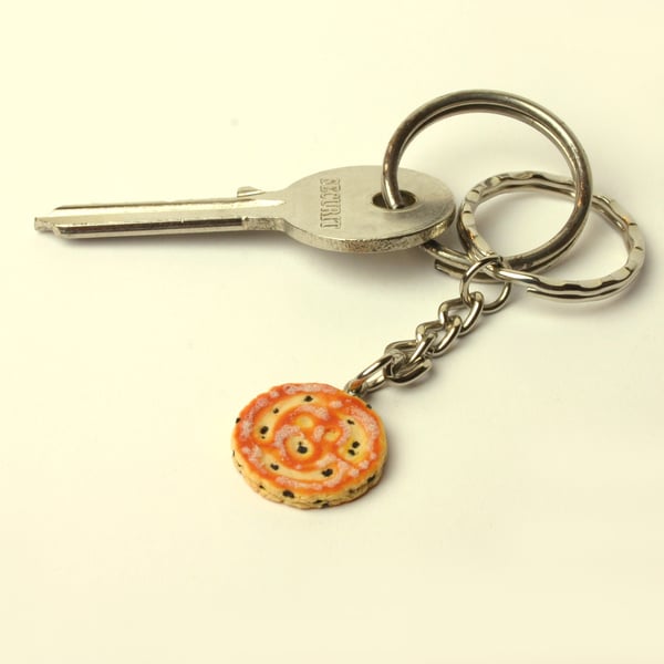 Welsh cake Keyring