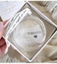 Daughter Memorial Round Feather Bauble, In Memory of Daughter, Round Glass Chris - Image 1