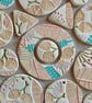 Handmade Ceramic Acorn brooch, Hand Made Badge - Image 5