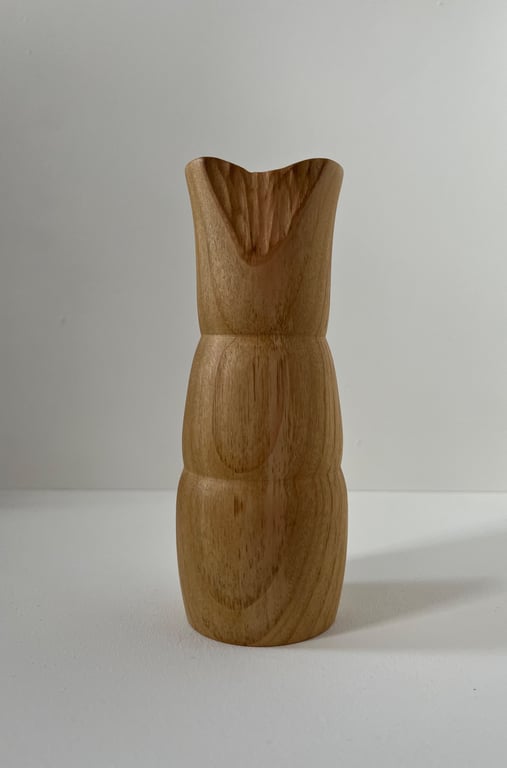 A Hand turned vase