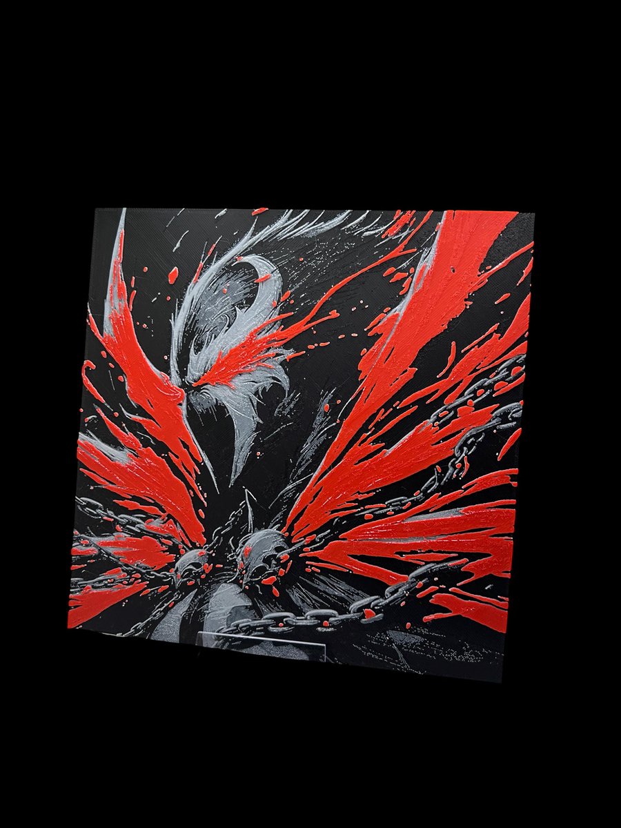 Spawn 3D Printed Fan, Wall Art