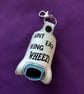 Embroidered Humorous Asthma "Aint Easy Being Wheezy" Inhaler Holder