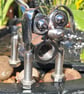 Handcrafted Stainless Steel  nuts & bolts Dog figurine