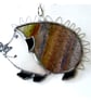  Hedgehog Suncatcher Stained Glass Handmade gift - Image 5