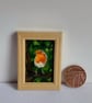 Little Robin Miniature Oil Painting - Image 4