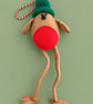 Handmade Felt Christmas Robin Decoration