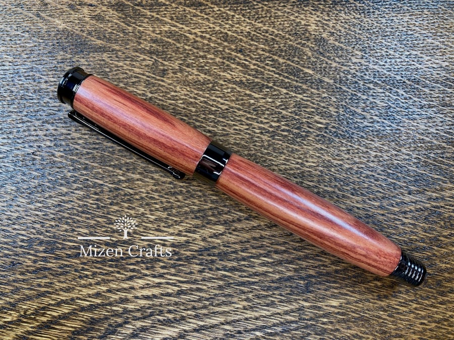 Handmade Brazilian Tulipwood Fountain Pen