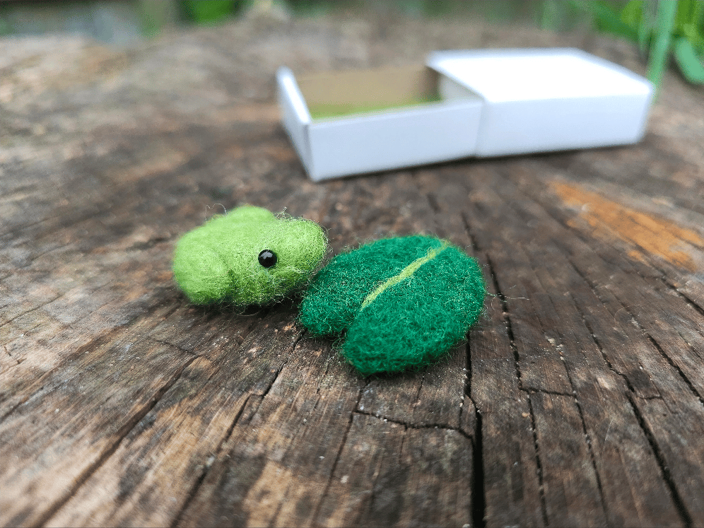 Needle felted matchbox pet. Lots to choose from!