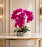 Luxury Pink Orchid – Decorative Floral Arrangement – Elegant Gift – Home Déco