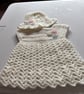 Baby dress and bonnet