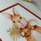 Thank You Bunny - Blank Card