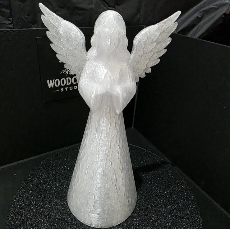 Crystal Angel Tree Topper Clear PETG Christmas ... - Folksy