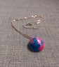 Pink and Blue Bubblegum Necklace