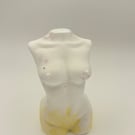 Eco resin woman's torso decorative figure
