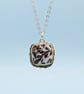Chocolate Traybake Necklace Miniature Food Gift For Her - Image 2