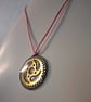 Steam Punk Style Hand Made Resin Crafted Pendant Pink Version