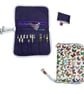 Interchangeable knitting needle case , fully zip around knit pro case,  - Image 1