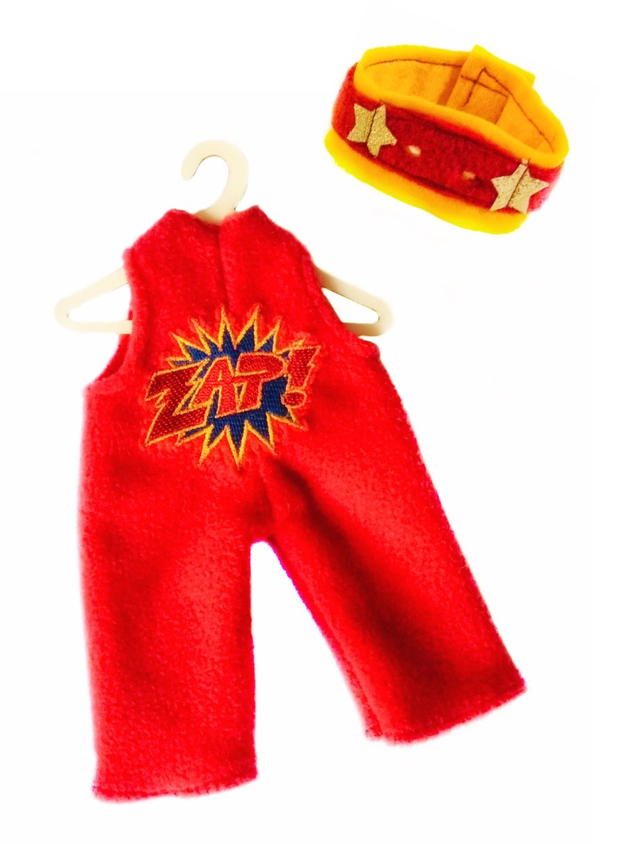 Special order for Alison - Red Superhero Outfit