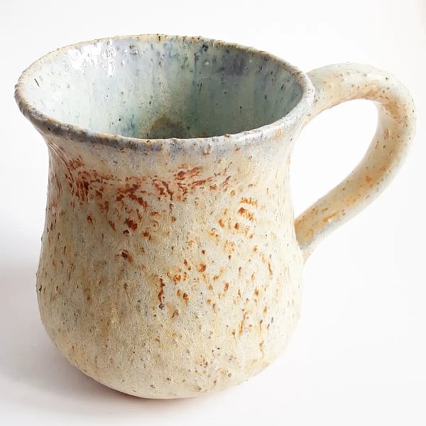 Handmade Glazed Mug - Hand Thrown Stoneware Ceramic Mug 