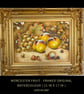 Worcester Fruit . Framed Original Watercolour by Christopher Hughes 