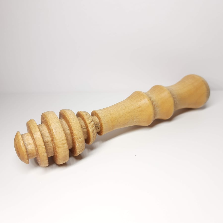 Honey Dipper Drizzler - Sycamore Wood - Handmade Woodturned