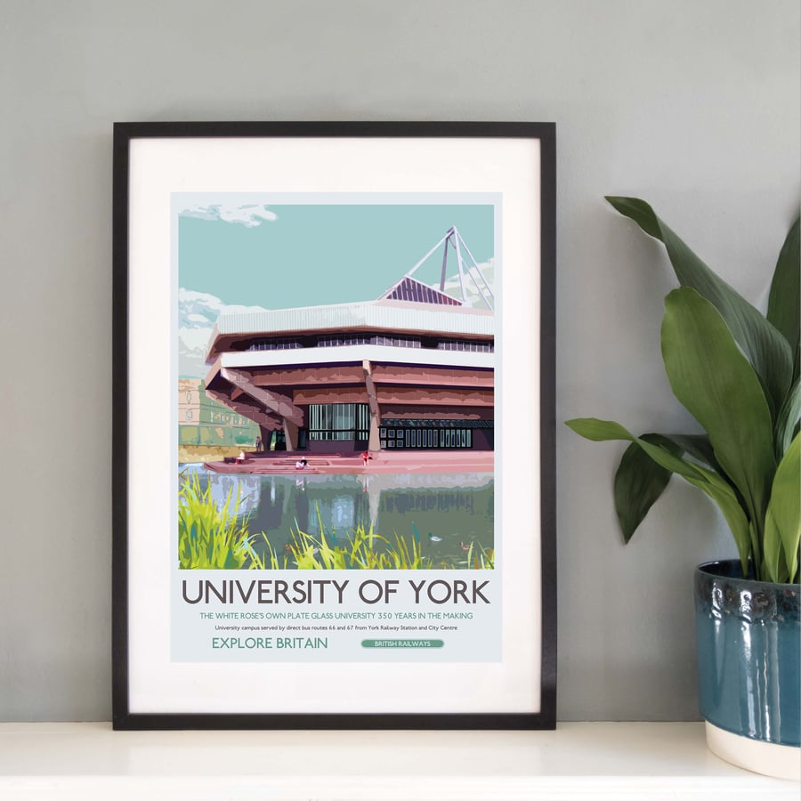 University of York, UK Travel Print from Silver and Paper Prints E006