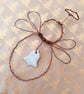 Christmas angel decoration, wire angel, angel hanger, christmas decoration, - Image 2