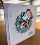 Disney Inspired Minnie Mouse Wreath Christmas Card - Image 2