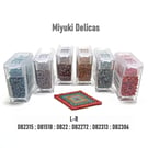 30g Miyuki Delica Seed Beads Autumn Mix in 6x 5g Tubs for Loom & Hand Beading 