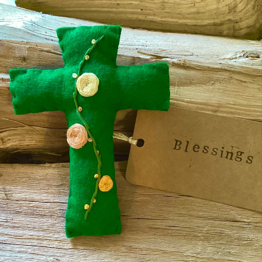 Felt Cross Crucifix