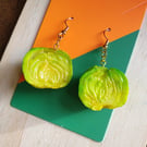 Brussels Sprout Earrings