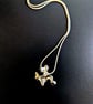Sterling Silver Organic Nugget Pendant on a Necklace - Image 4