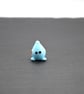 small glass blue fairy imp figure