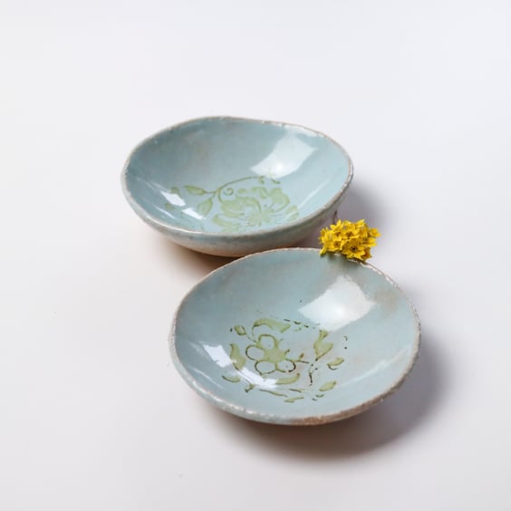 Little Blue Ceramic Dish set