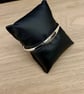 "Parallels" - Heavy Sterling Silver Bangle - 40g - Made to any size -Hand Forged - Image 3
