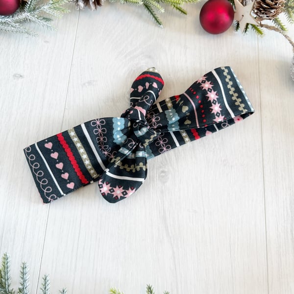 Dog Necktie - Christmas Stripes - 5 Sizes Easy Tie On