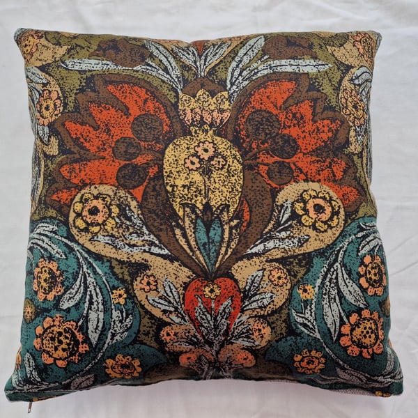 Handmade scatter cushion cover vintage "Iliad" Sanderson fabric