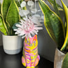 Pop art cat vase  - cat sculpture - Cat lovers - Cat gift - colorful vase