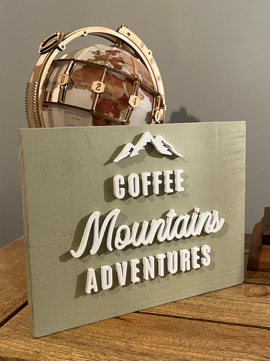 Wooden 3D Wall Sign