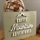 Wooden 3D Wall Sign