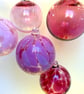 Ruby Hand Blown Glass Bauble, Light Catcher - Image 3