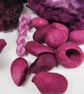 Natural Dye Cochineal Pink Mixed Silk Fibre Texture Craft Pack - Image 4