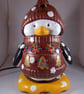 Ceramic Christmas Xmas Penguin Figurine Table Lamp Light Ornament Decoration. - Image 1