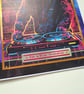 Grandson Birthday Card – Neon DJ Birthday Card for Grandson - Image 3