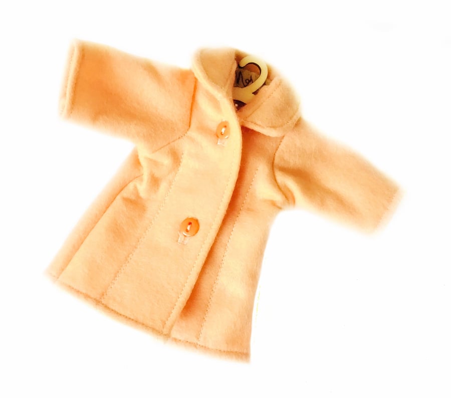 Peach tailored coat - reserved for Beverly