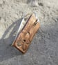 Copper Clay Flower Earrings - Image 2