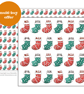 Cats in Stockings Wrapping Paper - Image 1
