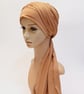 Hair loss, alopecia, chemo head wear for women, turban with long ties